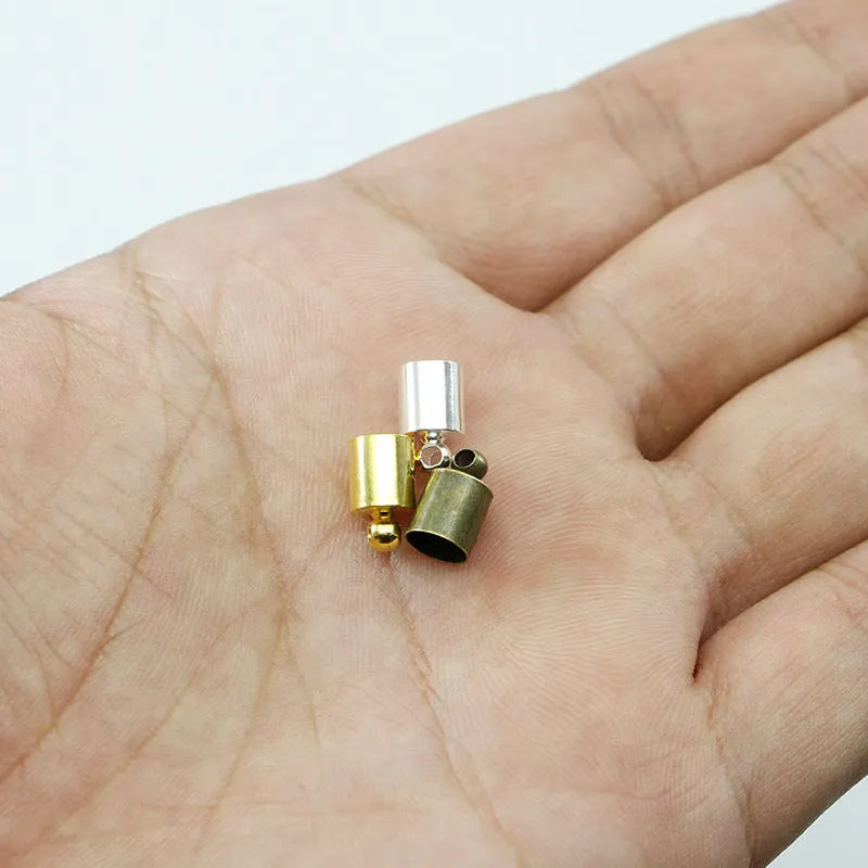Copper pendant caps in multiple colours and sizes for jewellery making