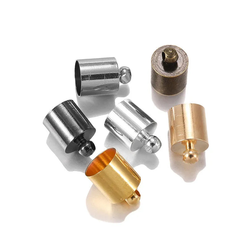 Copper pendant caps in multiple colours and sizes for jewellery making
