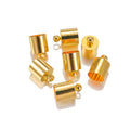 Copper pendant caps in multiple colours and sizes for jewellery making