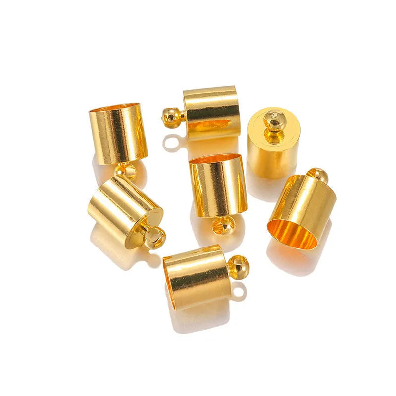 Copper pendant caps in multiple colours and sizes for jewellery making