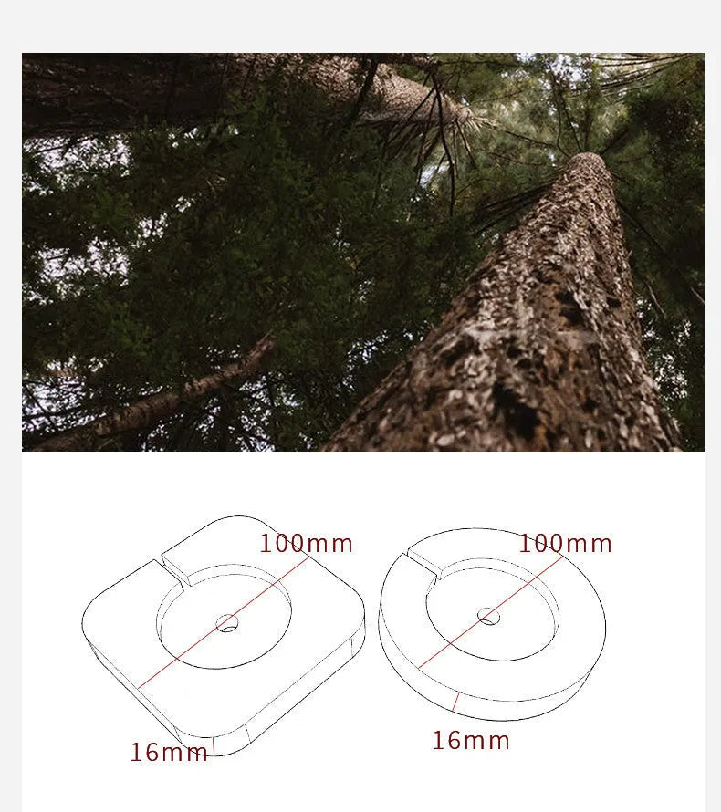 Walnut wood magnetic wireless charging base on desktop with round and square design options