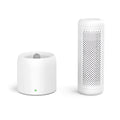 Small white mini dehumidifier with 1 litre tank for rooms up to 10 square metres