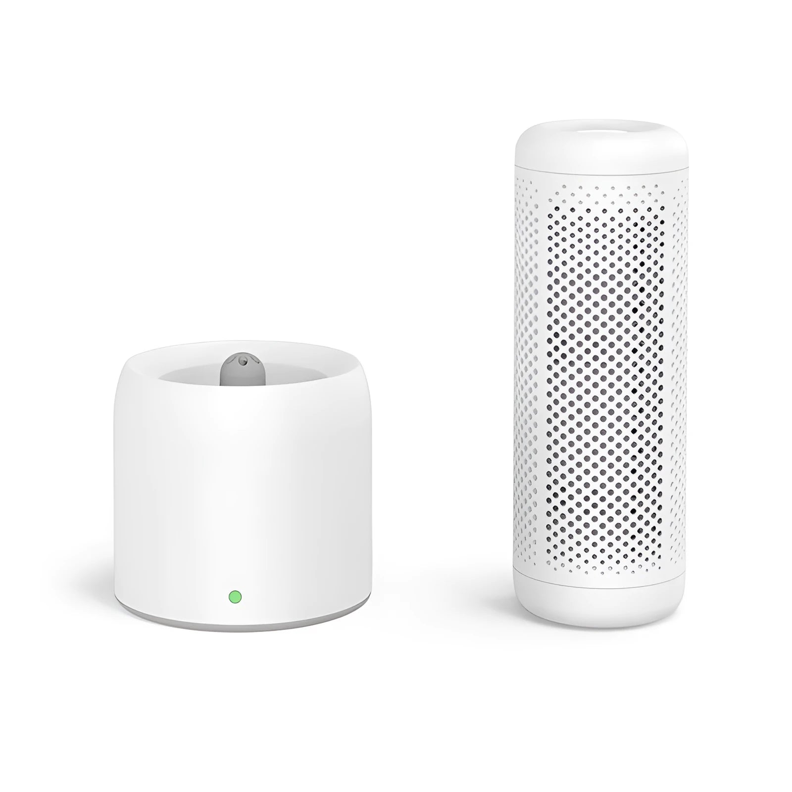Small white mini dehumidifier with 1 litre tank for rooms up to 10 square metres