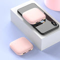 Compact 20000mAh mini power bank portable charger with LED flashlight in multiple colours