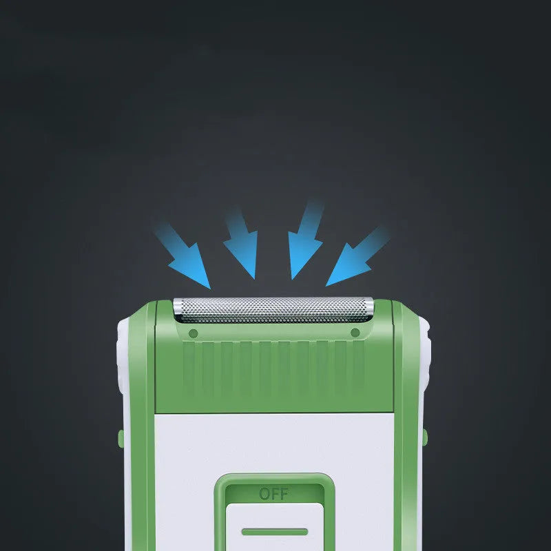 Reciprocating double-layer net electric shaver with ABS shell and corded AC power