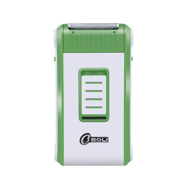 Reciprocating double-layer net electric shaver with ABS shell and corded AC power