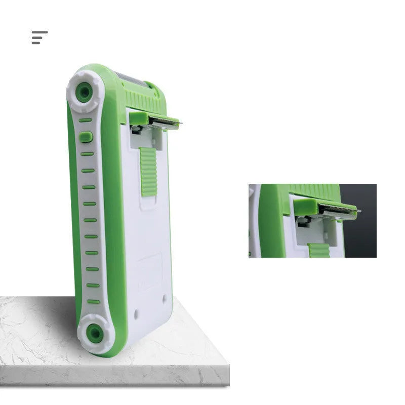 Reciprocating double-layer net electric shaver with ABS shell and corded AC power