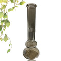 American-style geometric pure colour glass vase ornament for tabletop display.