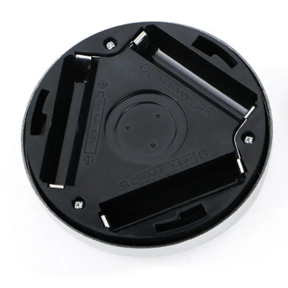 Silver wireless motion sensor night light with square 80mm PC plastic shade