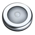 Silver wireless motion sensor night light with square 80mm PC plastic shade