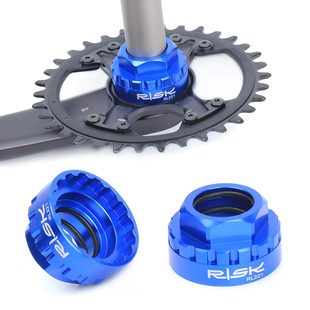 Blue aluminium direct mount disc removal wrench for 12-speed bicycle brake systems