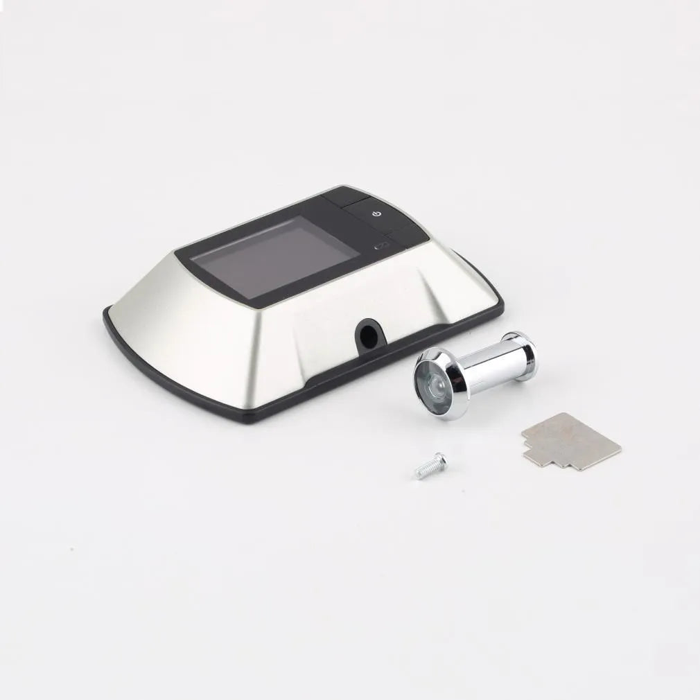 LCD wireless digital door peephole with indoor monitor and outdoor camera unit