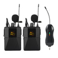 Little Bee X3 black wireless lavalier microphone with clip and 1.2 metre cable