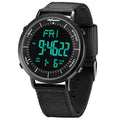 Shifenmei sports digital watch with black digital display showing time, casual style band