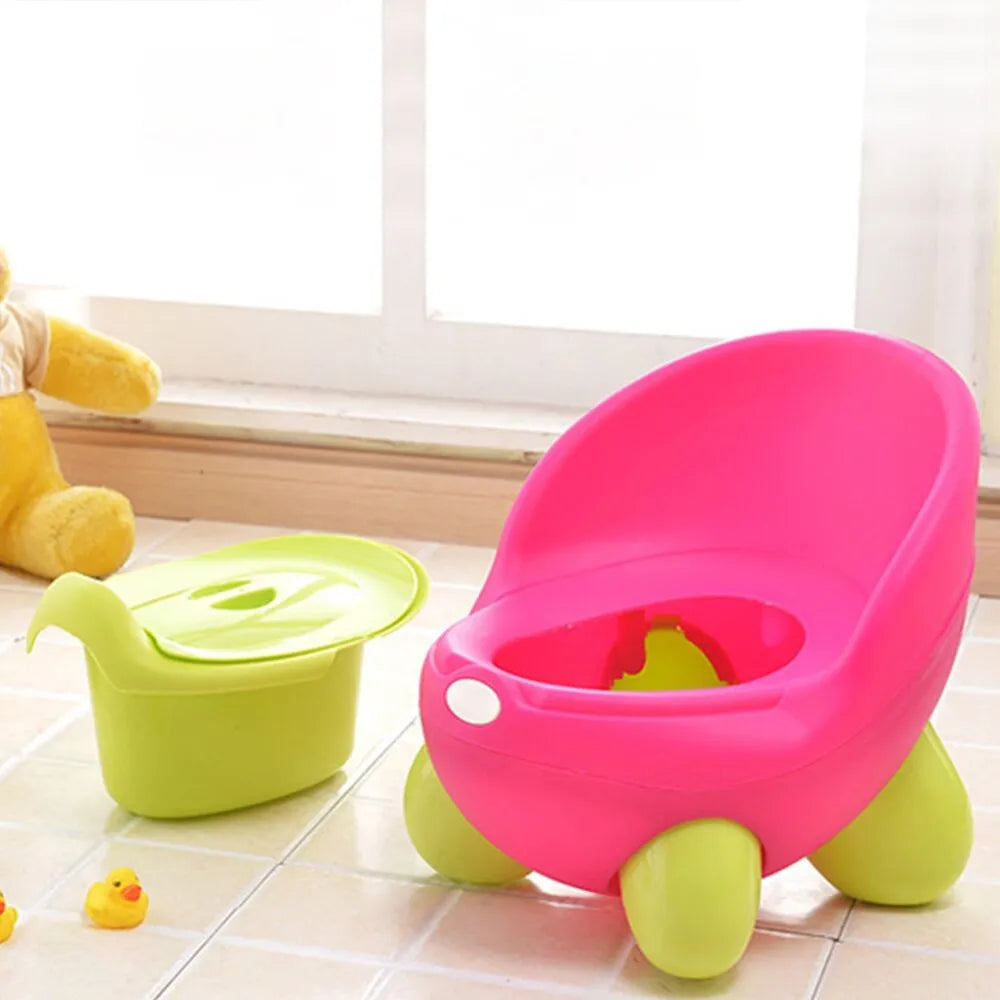 Dandan cartoon-themed baby toilet stool for toddler potty training in blue colour