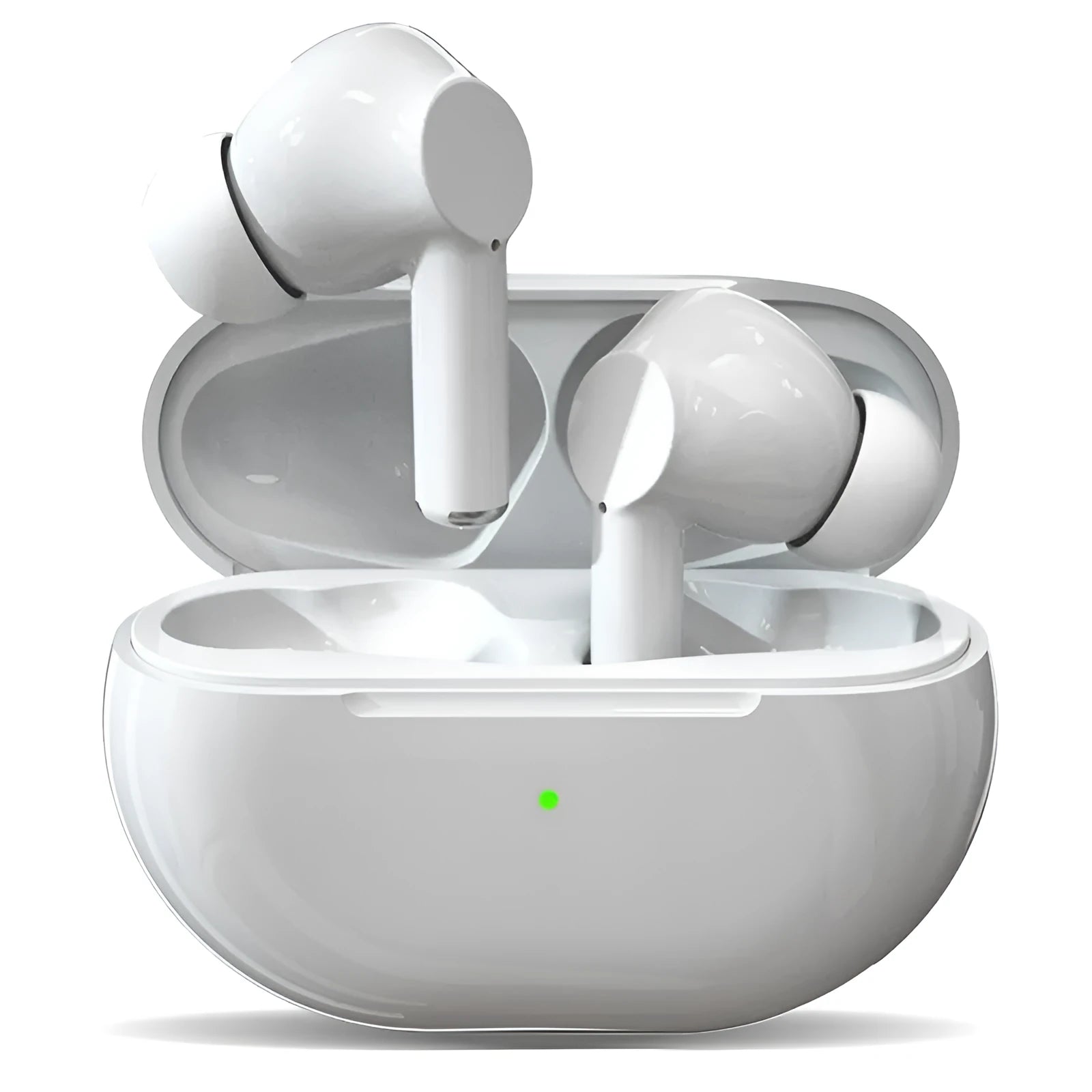 Pro4 Bluetooth wireless earbuds in charging case with charging cable