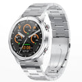 LEMFO LF26 smart bracelet with 1.3-inch screen shown in one of five colour options: Black, Brown, or Silver.
