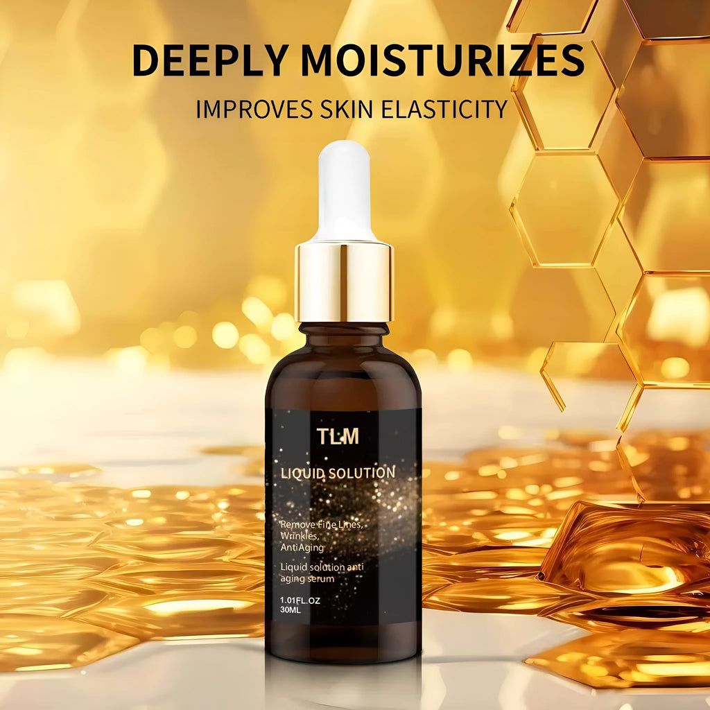 30ml bottle of facial moisturising solution with glycerin and hyaluronic acid.