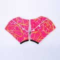 Duck feet webbed swimming gloves in nylon fabric with colour print options