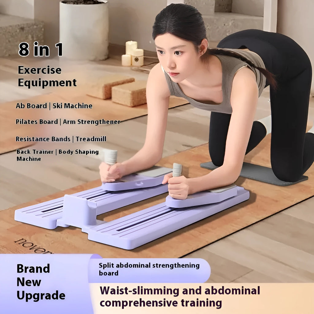Split fitness board in Mysterious Black colour for waist home training