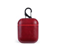 Genuine leather protective case for Apple Airpods charging case in four colour options