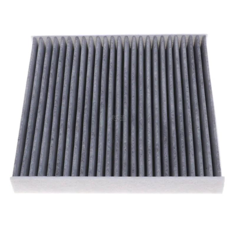 Grey Geely car air conditioning filter element measuring 215x210x30mm