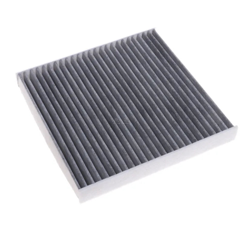 Grey Geely car air conditioning filter element measuring 215x210x30mm