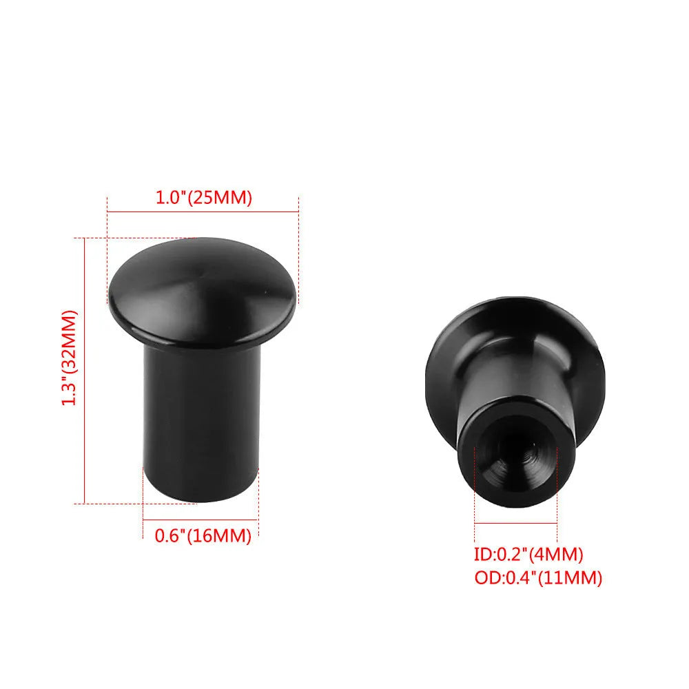 Aluminium alloy hydraulic handbrake release button cap for car modification in multiple colours.