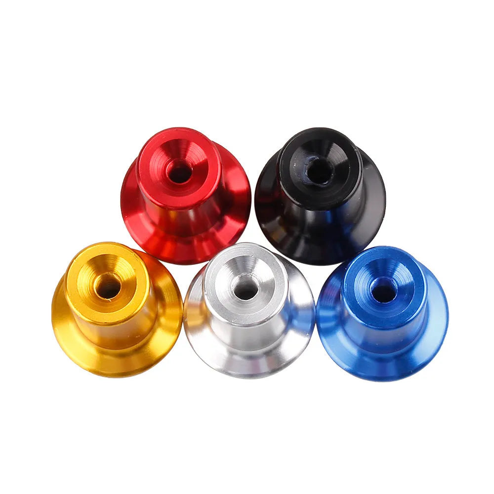 Aluminium alloy hydraulic handbrake release button cap for car modification in multiple colours.