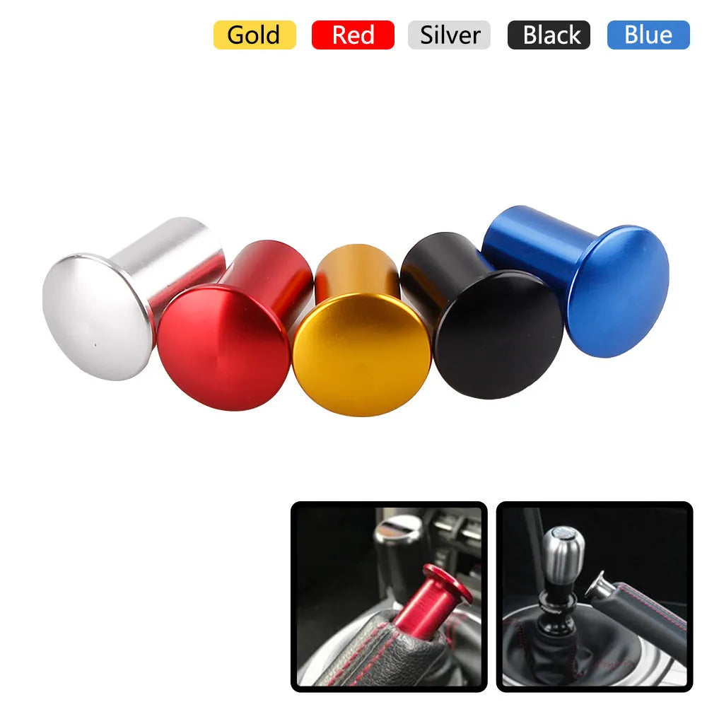 Aluminium alloy hydraulic handbrake release button cap for car modification in multiple colours.