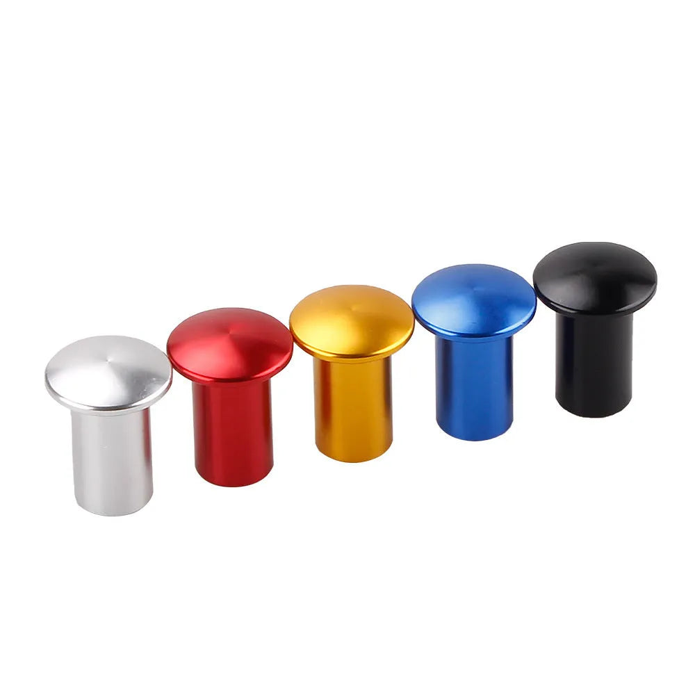 Aluminium alloy hydraulic handbrake release button cap for car modification in multiple colours.