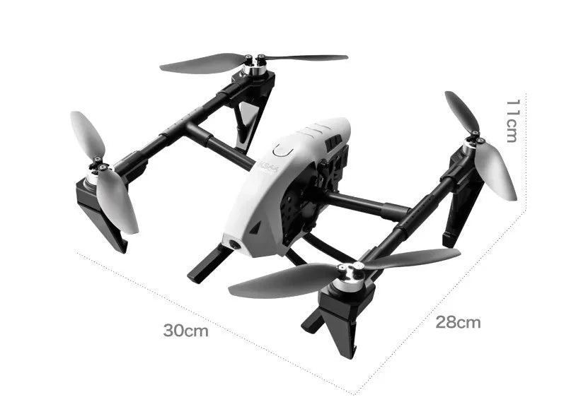 Alloy KS66 UAV drone kit with remote control showing white and black colour options with camera