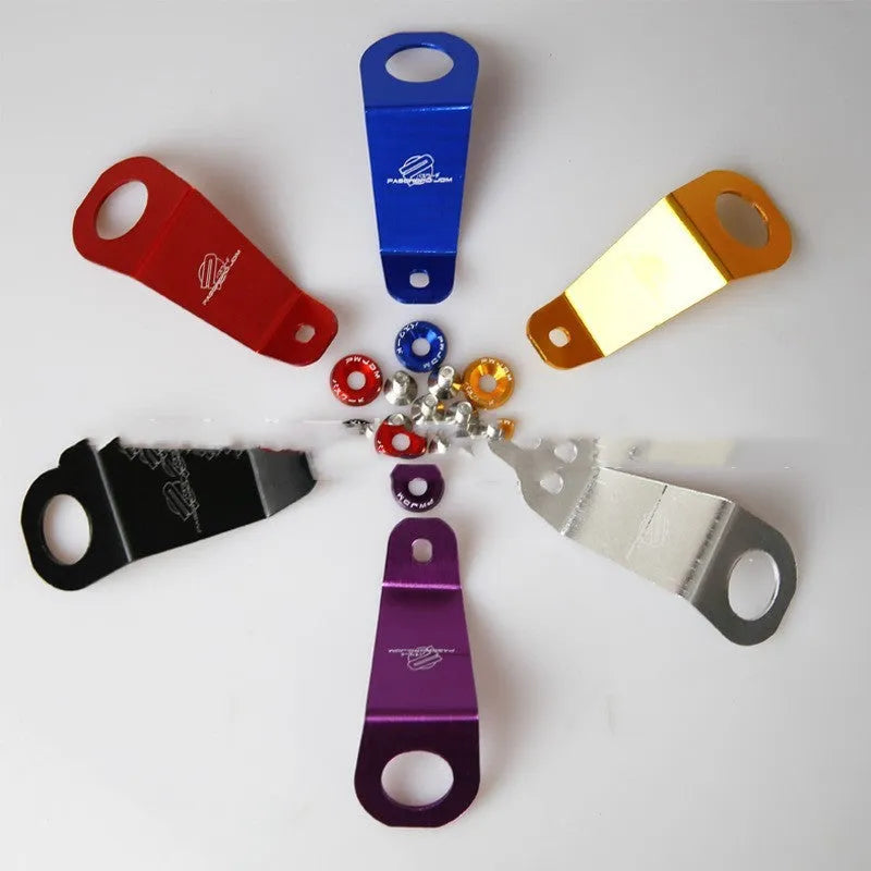 Aluminium alloy radiator mounting bracket for Honda Civic EG in anodised colours