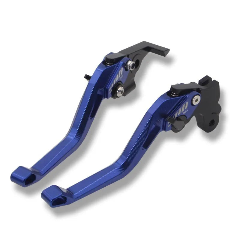Motorcycle metal clutch lever kit with two-finger design in six colour options