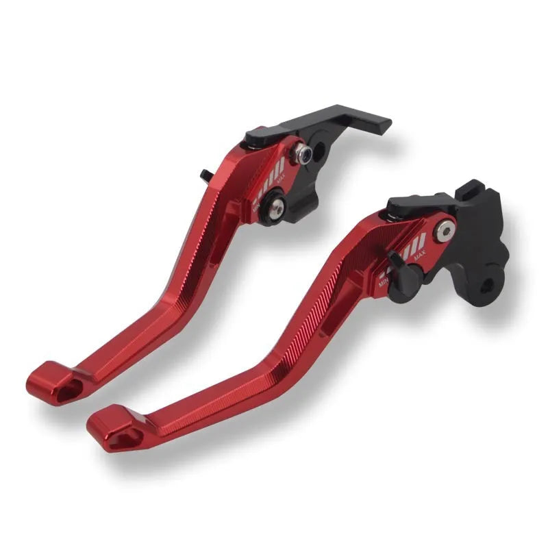 Motorcycle metal clutch lever kit with two-finger design in six colour options