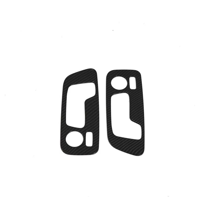 Black ABS plastic air outlet gear box central control decoration for 2019 BMW X5 front row cup holder configuration