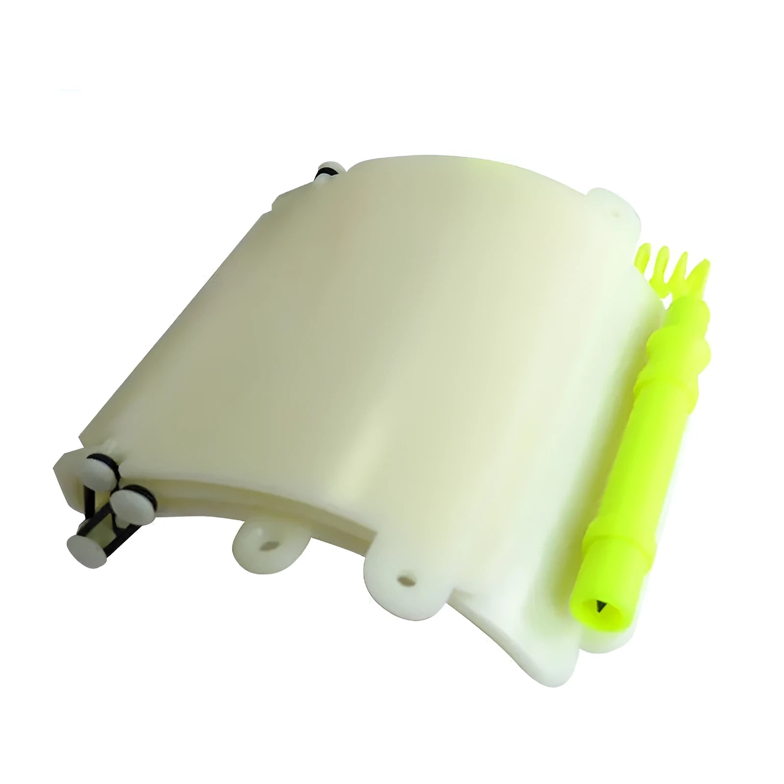 White luminous underwater writing wristboard for diving with pencil and spare O-ring