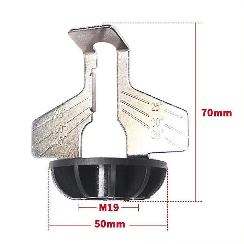 Silver metal chain grinding machine accessory for mini electric grinders
