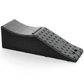 Black universal car floor mat with deep 33 cm sides, shown with dimensions 55 cm by 44 cm.