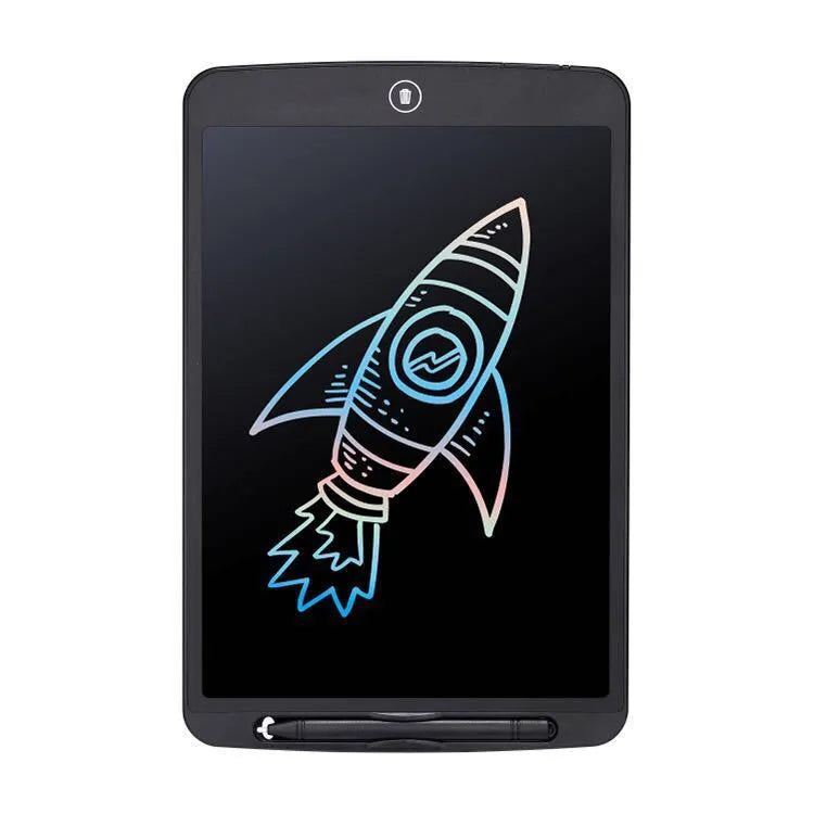 Electronic drawing board in cute style for kids 7-14, plastic body, available in four colours