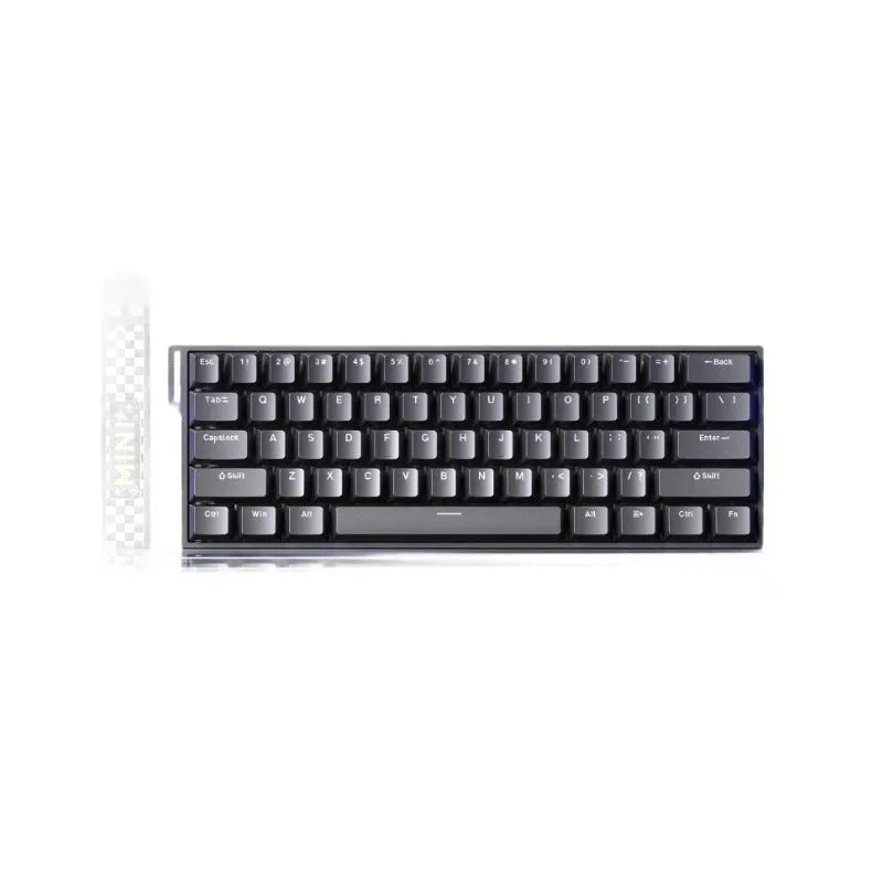 Magnetic axis mechanical keyboard with RGB lighting and engraved keycaps