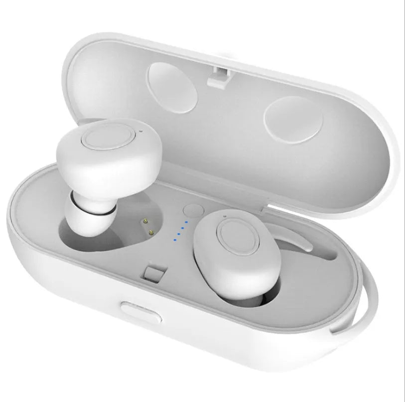 CSR Bluetooth wireless sports earbuds with noise reduction in black green red white colours