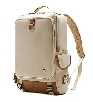 Large Oxford cloth backpack for men in multiple colours, showing dimensions of 30cm wide by 46cm high.