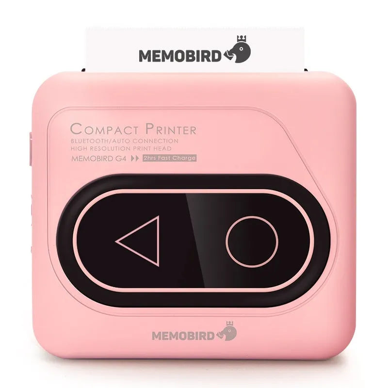 Portable Bluetooth thermal printer in multiple colours with mobile phone printing capability