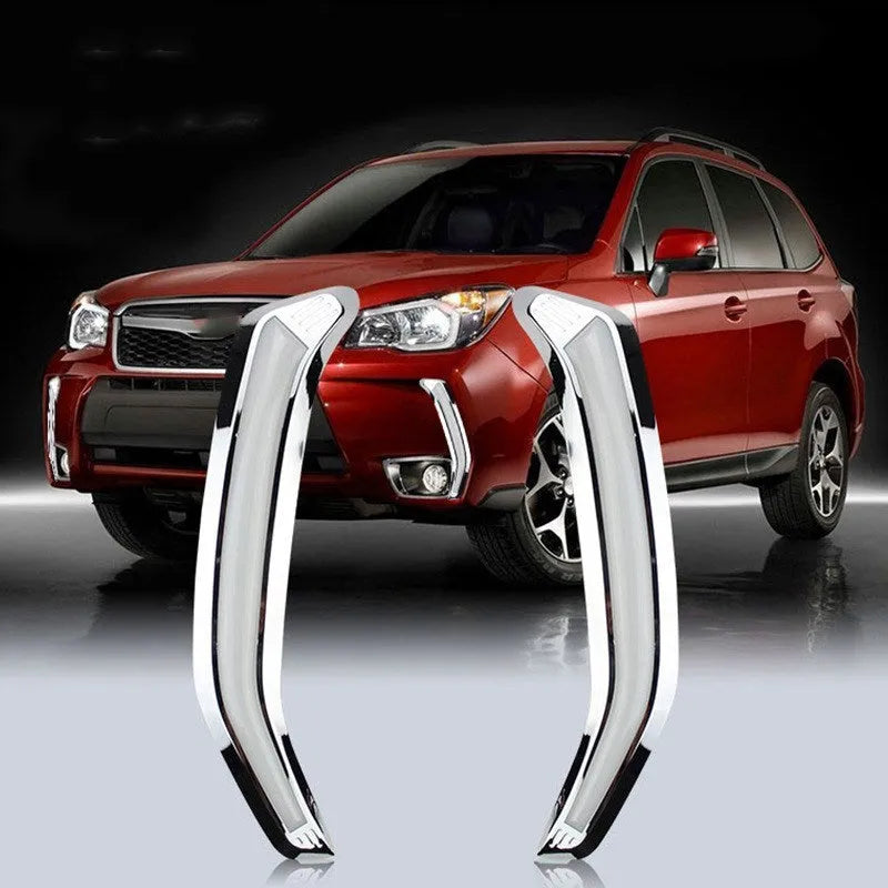 Subaru Forester 2013-2015 LED daytime running light with ABS housing and white light output