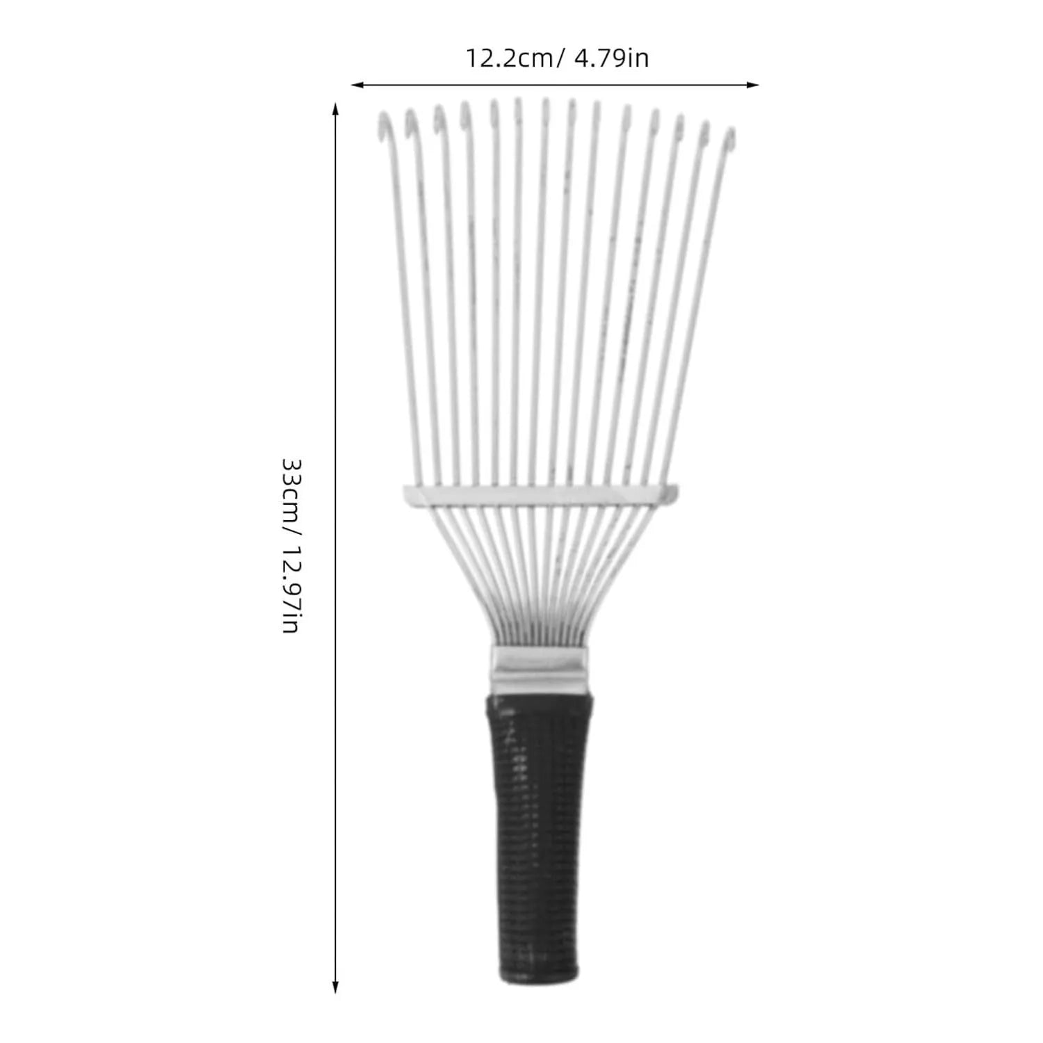 33cm long stainless steel dematting brush rake comb for grooming horses dogs and cattle