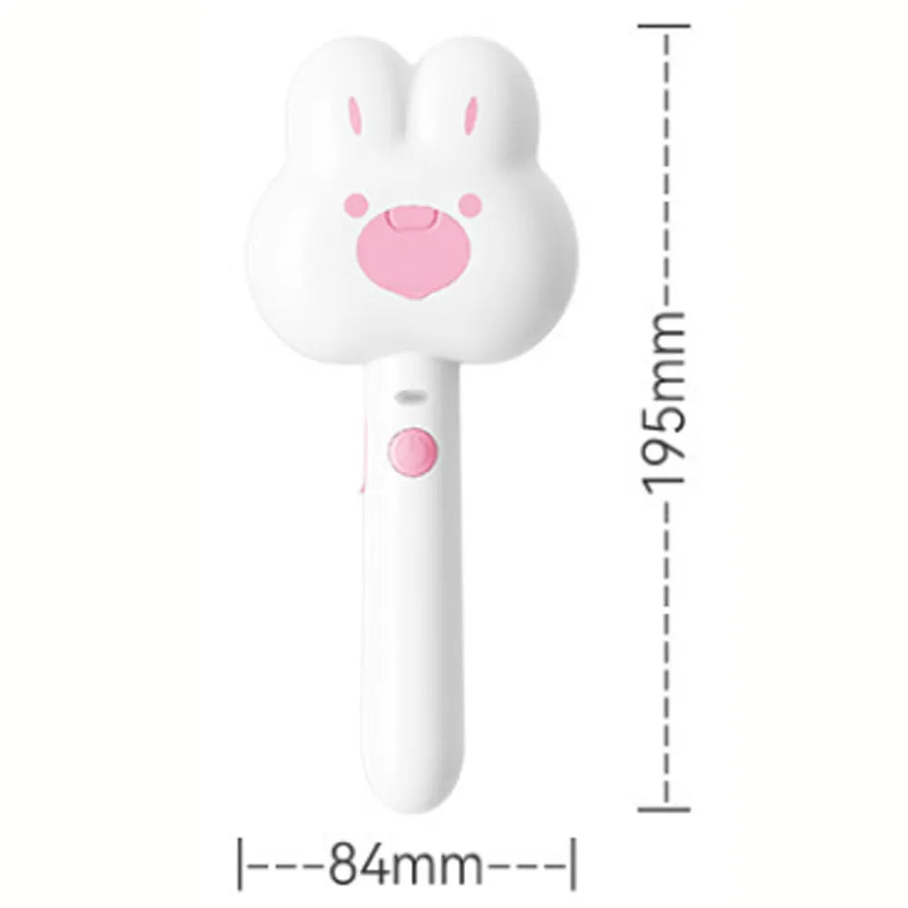 Rechargeable cat steam brush grooming tool with hot steam technology in green, pink, or white colours