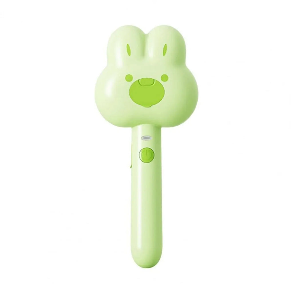 Rechargeable cat steam brush grooming tool with hot steam technology in green, pink, or white colours