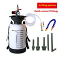 White metal car transmission oil tanker 5L fuel dispenser 150x80x15mm