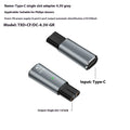 Black aluminium USB-C charging adapter for electric shavers with 8W 4.3V output.